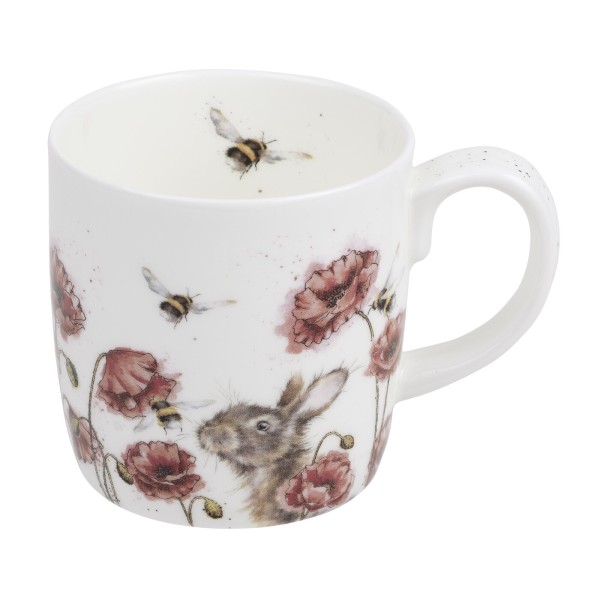 Royal Worcester Wrendale Designs MMQT5629-XS Let it Bee (Hase/Biene) Becher 0,31 l