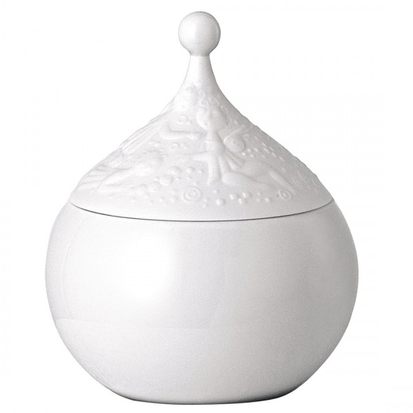 Rosenthal Studio Line Zauberflöte weiß Zuckerdose 6 Pers. 0,26 Ltr.