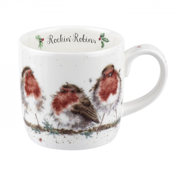Wrendale Rockin Robins (Robin) Becher 0.31L