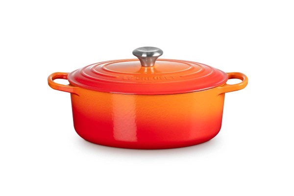 Le Creuset Gusseisen - Signature 21178290902430 Bräter oval 29cm 4,7L - Ofenrot