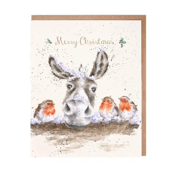 Wrendale Karten JX055 The Christmas Donkey