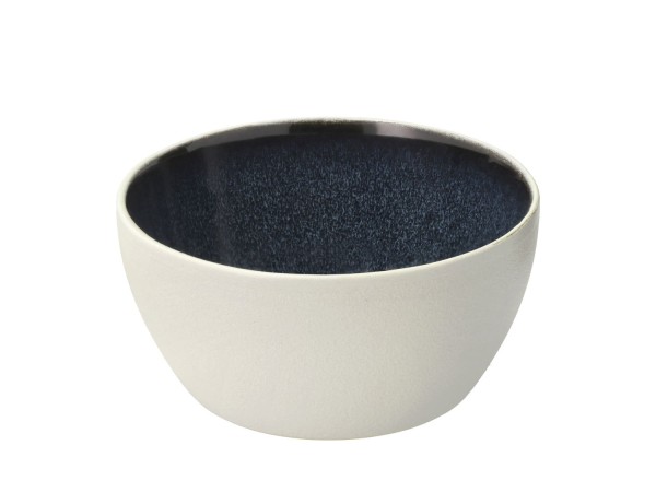 Bitz 37562 Schale 12cm - Weiss/Dunkelblau