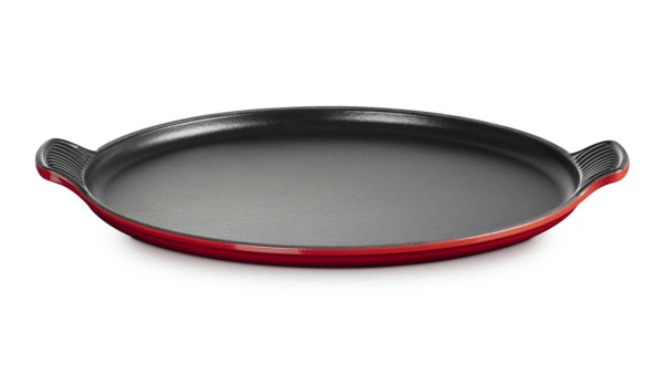 Le Creuset Gusseisen - Tradition 20082320600460 Bistro Pizzaplatte 32cm - Kirschrot