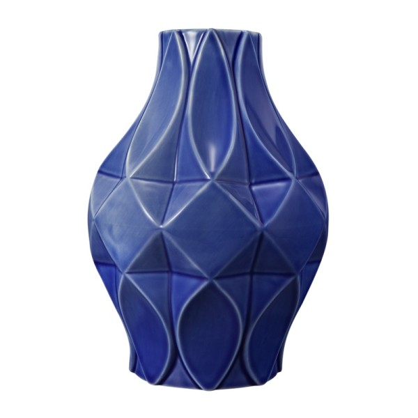 Tettau Atelier Dunkelblau uni Vase 20/02 21 cm