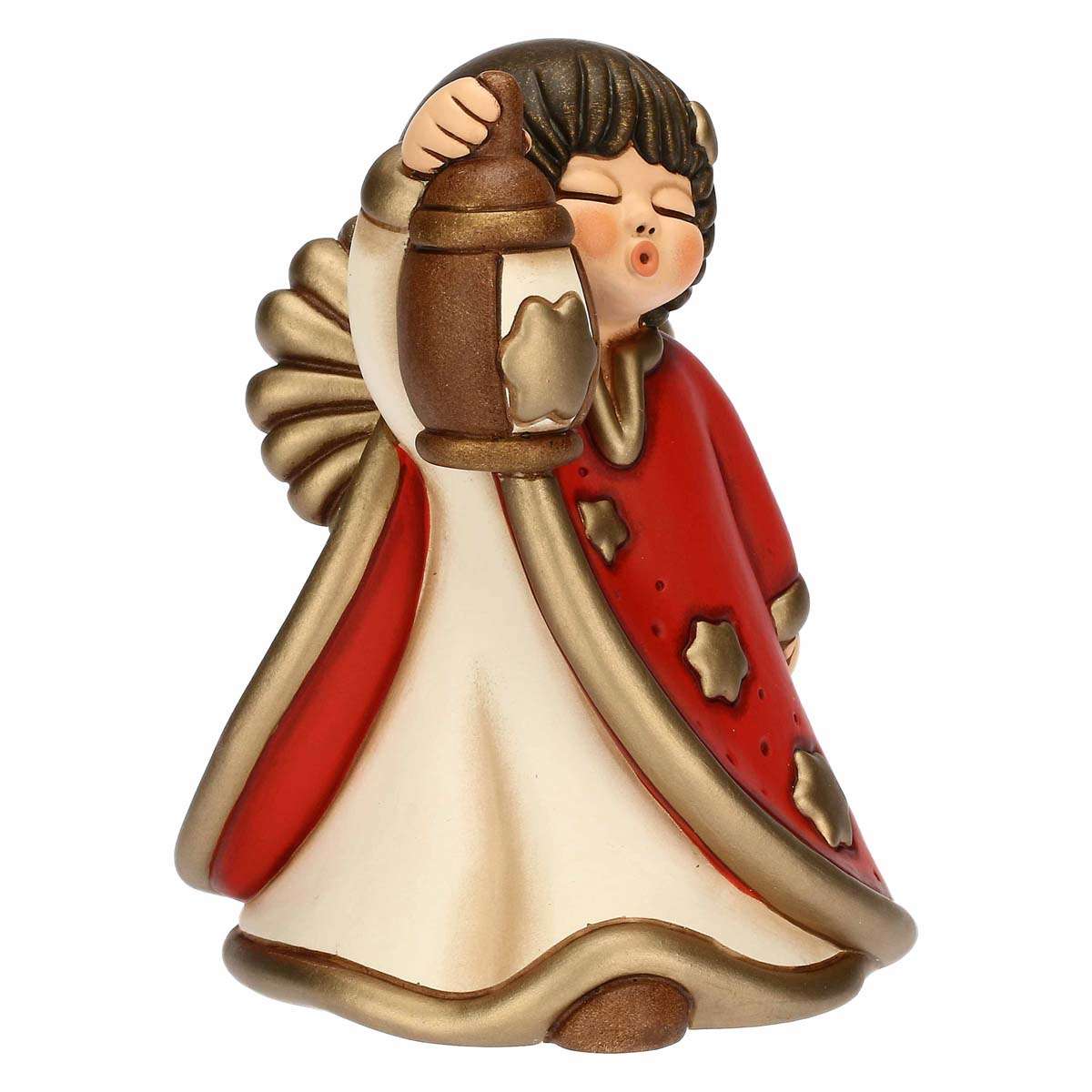 THUN Weihnachtsglocke Limited Edition 2022 - Keramik Mit Engel (weiß, 7x8 Cm)