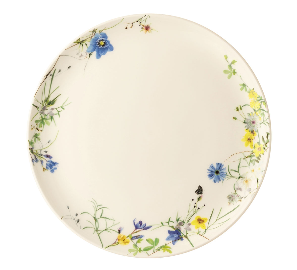 Rosenthal Brilliance Fleurs Des Alpes Espresso-Untertasse – Handbemaltes Blumen-Dekor, Edles Porzellan