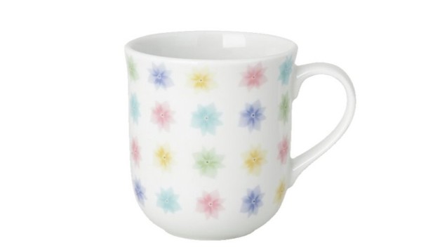 Hutschenreuther Frühlingsgrüße Becher mit Henkel 0,41l - Blütenteppich