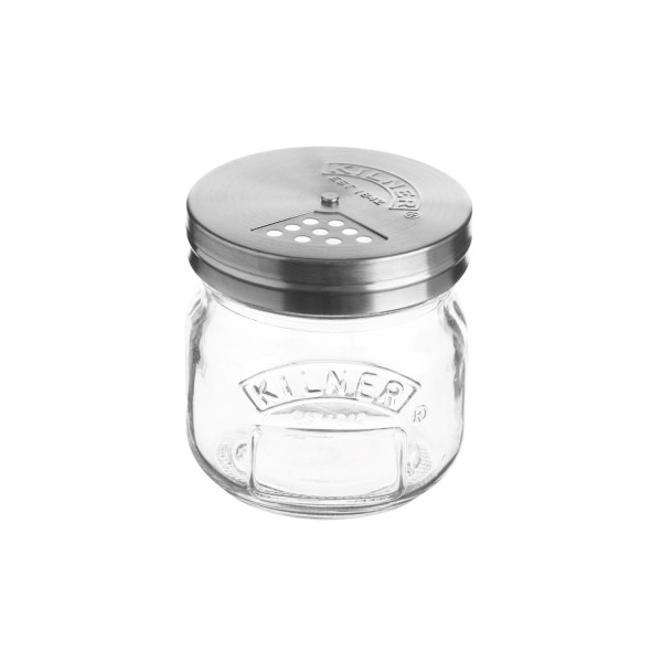 Kilner Küchengeräte 0025.404 Streu-Gläschen mit Drehverschluss, 0,25l