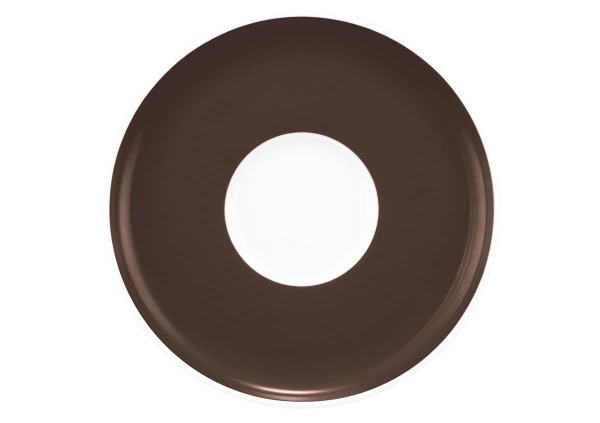 Seltmann Sento Home Pure Colors Chocolate Brown Kombi-Untertasse 16 cm