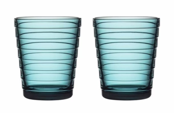 Iittala Aino Aalto 1027321 Becher 22cl sea blue 2pcs