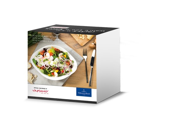 Villeroy &amp; Boch Dune, Pizza- Pastakollektion Salatschale Set 2tlg. (8411) 21 x 17 cm