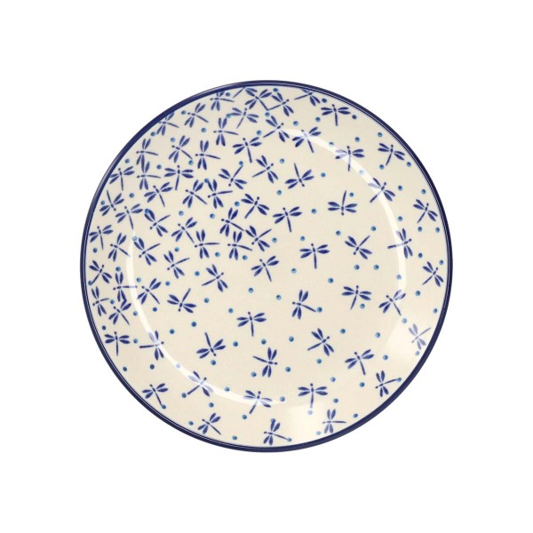 Bunzlau Castle Damselfly 1086-2332 Teller Ø 20cm