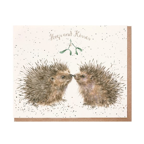 Wrendale Karten JX070 Hogs and Kisses