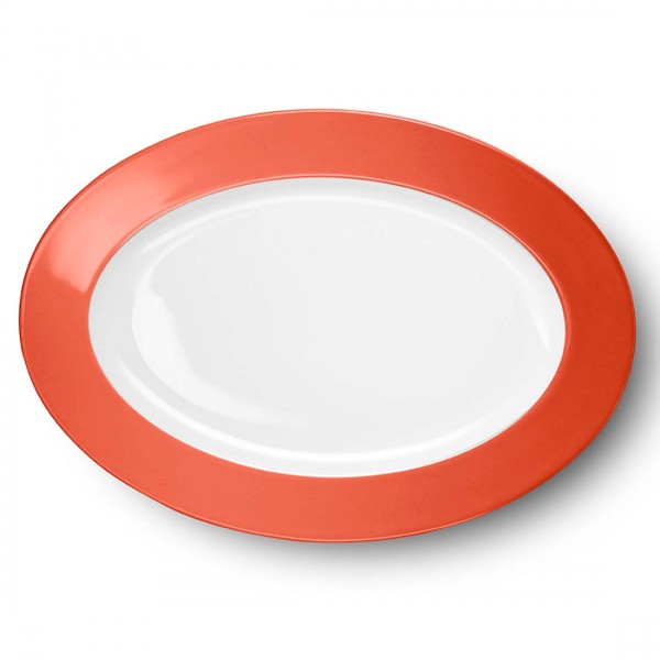 Dibbern Solid Color 2022300016 Koralle Platte oval 36 cm