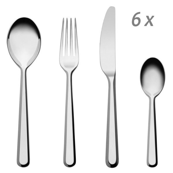 Alessi Amici BG02S24 Besteckgarnitur 24-tlg.