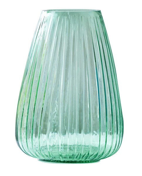 Bitz Kusintha 25342 Vase 22 cm Grün Glas
