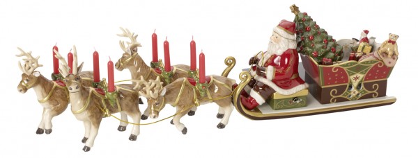 Villeroy &amp; Boch Christmas Toys Memory 1486026500 Santa&#039;s Schlittenfahrt