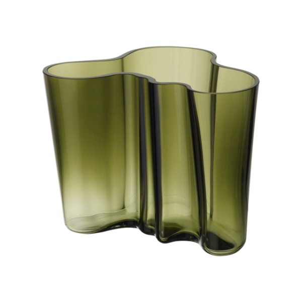 Iittala Aalto 1051429 Vase 16cm - Moosgrün