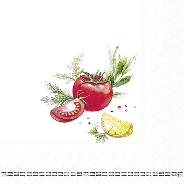 IHR Fresh Tomatoes L1100800 Lunch-Servietten 33 x 33 cm
