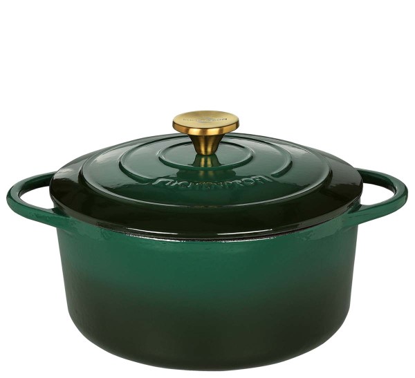 Küchenprofi Provence 0401001124 Bratentopf rund 24cm - Racing Green