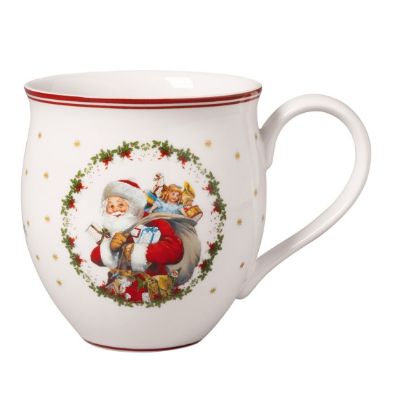 Villeroy &amp; Boch Toy´s Delight 14-8585-9651 Becher mit Henkel - Santa und Engel - 0,38l