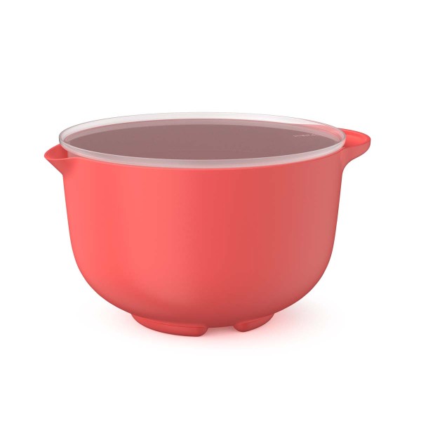 Mepal Chef it 102306576900 Rührschüssel 4l mit Deckel - Coral