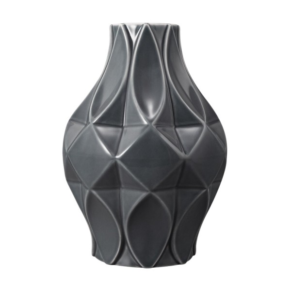 Tettau Atelier Perlgrau uni Vase 20/02 21 cm