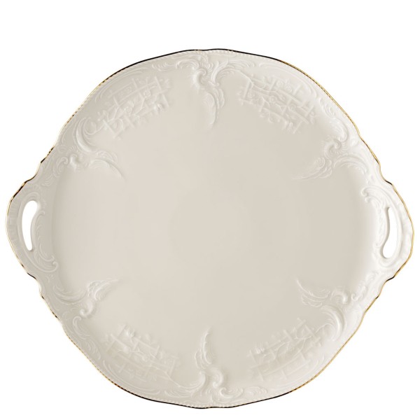 Rosenthal Sanssouci Elfenbein Gold Tortenplatte 32 cm