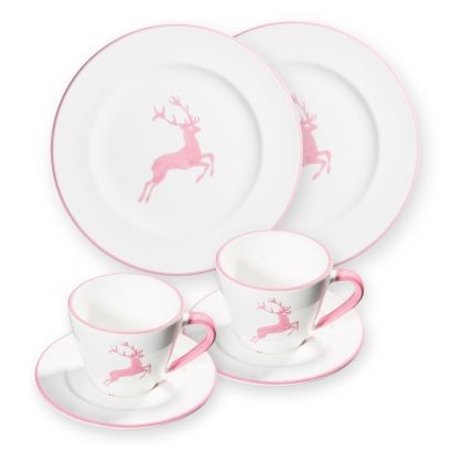 Gmundner Rosa Hirsch 0316STSG06SET Frühstück für 2 Gourmet