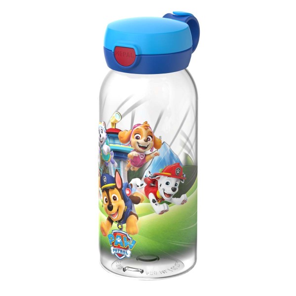 Mepal Campus 107485065400 Trinkflasche mit Klappdeckel 0,6l - Paw Patrol Pups