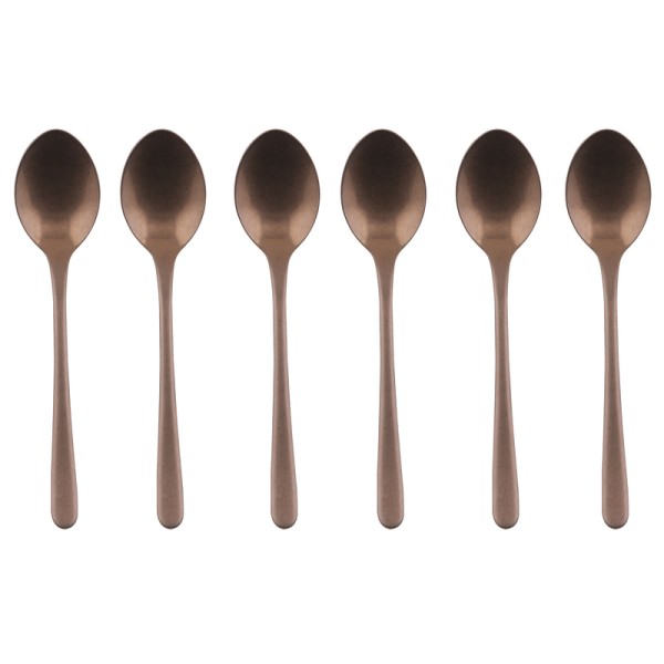 Sambonet Taste Vintage PVD Kupfer 52453CA6 Set 6tlg. Kaffee/Teelöffel