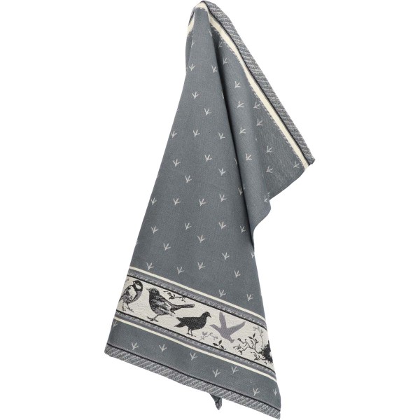 Bunzlau Castle 6302-G Geschirrtuch Birds Anthrazit