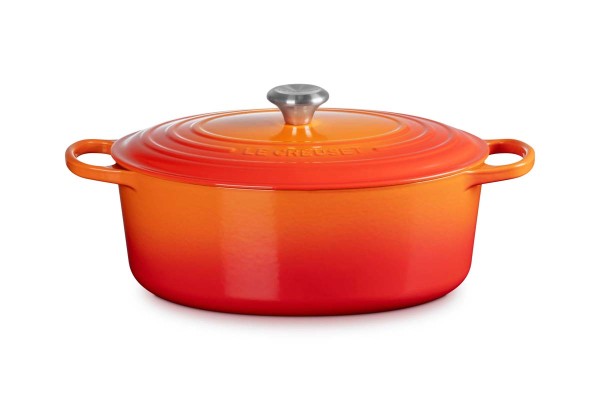 Le Creuset Gusseisen - Signature 21178330902430 Bräter oval 33cm 7,5L - Ofenrot