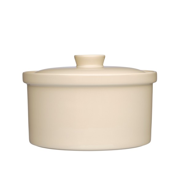 Iittala Teema Linen 1062240 Schüssel mit Deckel 2,3l