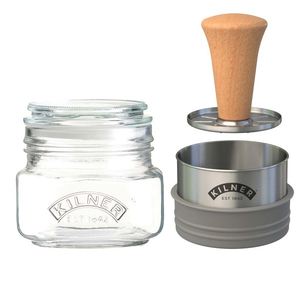 Kilner Vorratsglas 0025.070 Gucamole-Set mit Glas, 0,5l