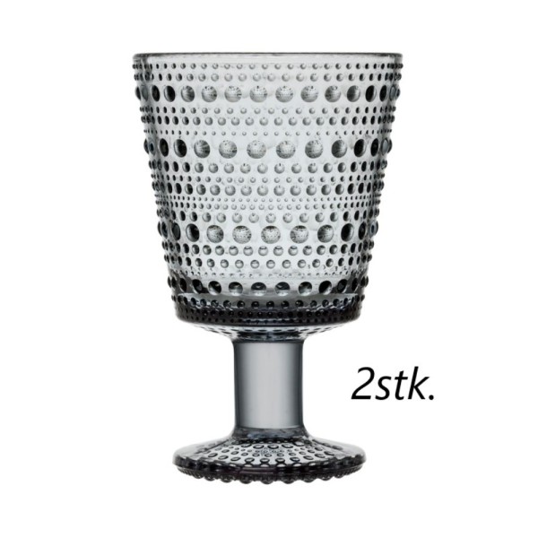 Iittala Kastehelmi 1051135 Kelch 0,26l - grey 2stk.