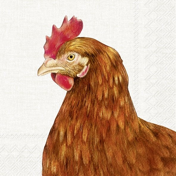 Ihr Farm Hen Cream L1072660 Lunch-Servietten 33 x 33 cm