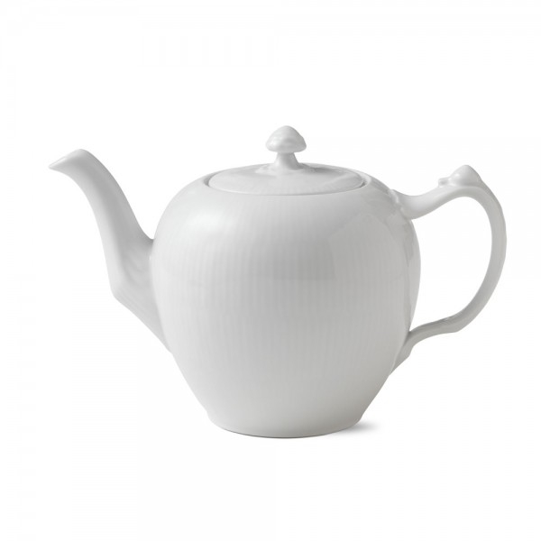 Royal Copenhagen White Fluted Teekanne 100cl