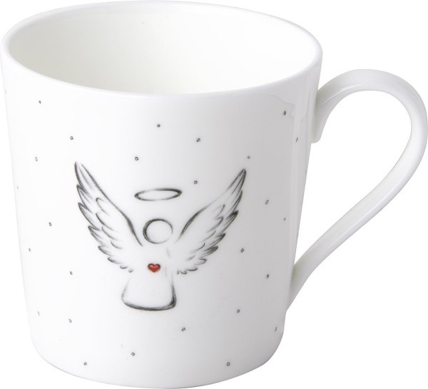 Ihr Pure Angel Black BOJ1117107 Bone China Becher 0,35l