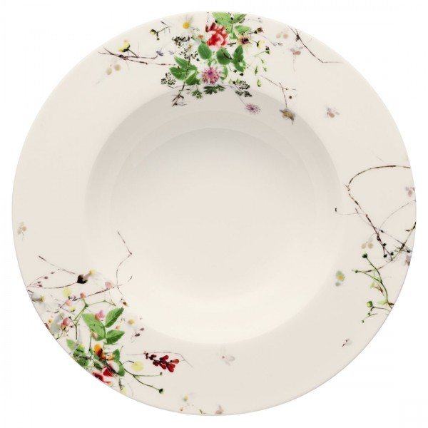 Rosenthal Brillance Fleurs Sauvages Suppenteller 23cm Fahne