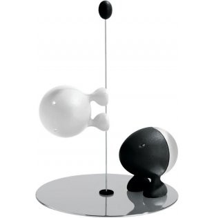 Alessi Lilliput ASG02 BW Menage Salz und Pfeffer