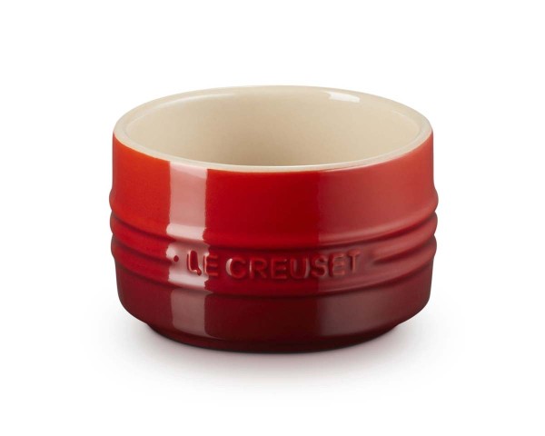 Le Creuset Steinzeug 70403200600099 Stapelbares Förmchen 8cm 0,2L - Kirschrot