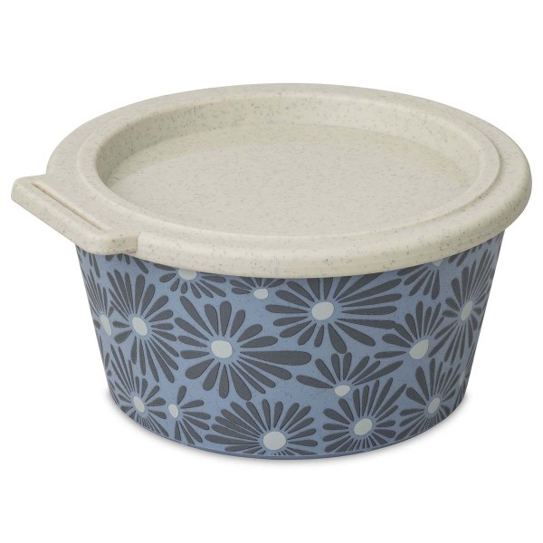 Koziol Blomster 8173716 Schale 700ml mit Deckel, Daisy - Nature Flower Blue