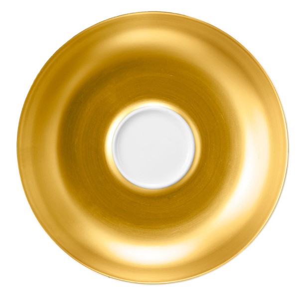 Tettau Champs Élysées Charleston Pure Gold Kombi-Untertasse 13,5 cm