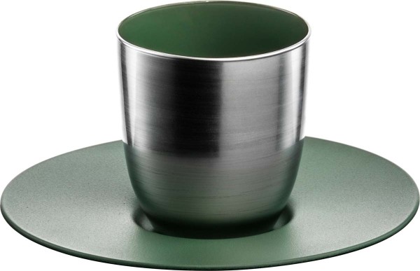 Eisch Cosmo Collect 70510918 Espressoglas 109/6 Silber-Grün