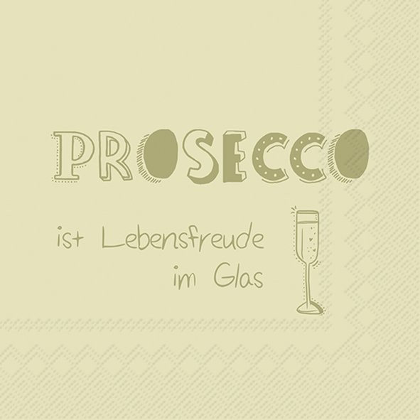 IHR Prosecco Light Green L1108329 Lunch-Servietten 33 x 33 cm