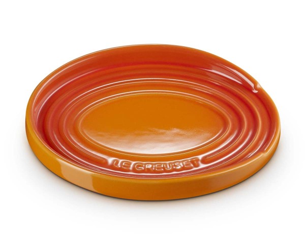 Le Creuset Steinzeug 71507150900099 Löffelablage oval 16cm - Ofenrot