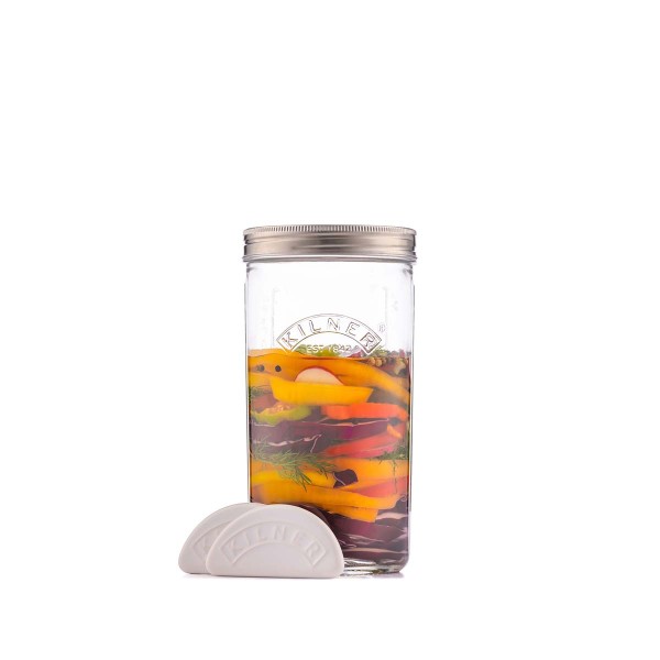 Kilner Küchengeräte 0025.083 Fermentier-Set, 1 Liter