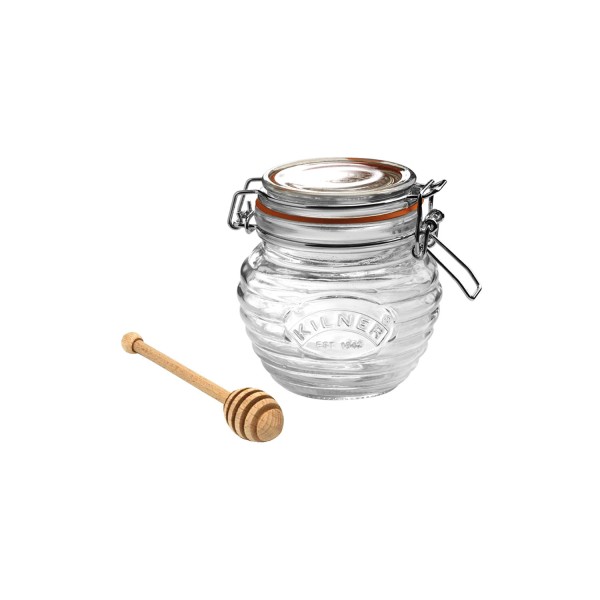 Kilner Einkochglas 0025.887 Honigtopf mit Honiglöffel, 0,4l