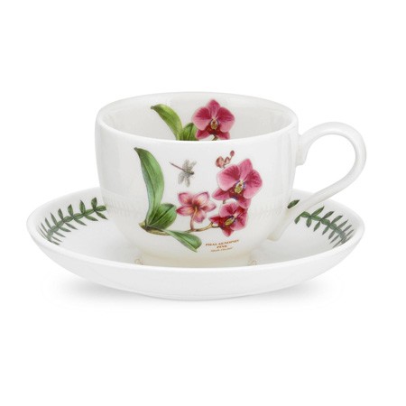 Portmeirion Exotic Botanic Garden Teetasse mit Unterer EGMO03107S (moth orchid) 0,2l